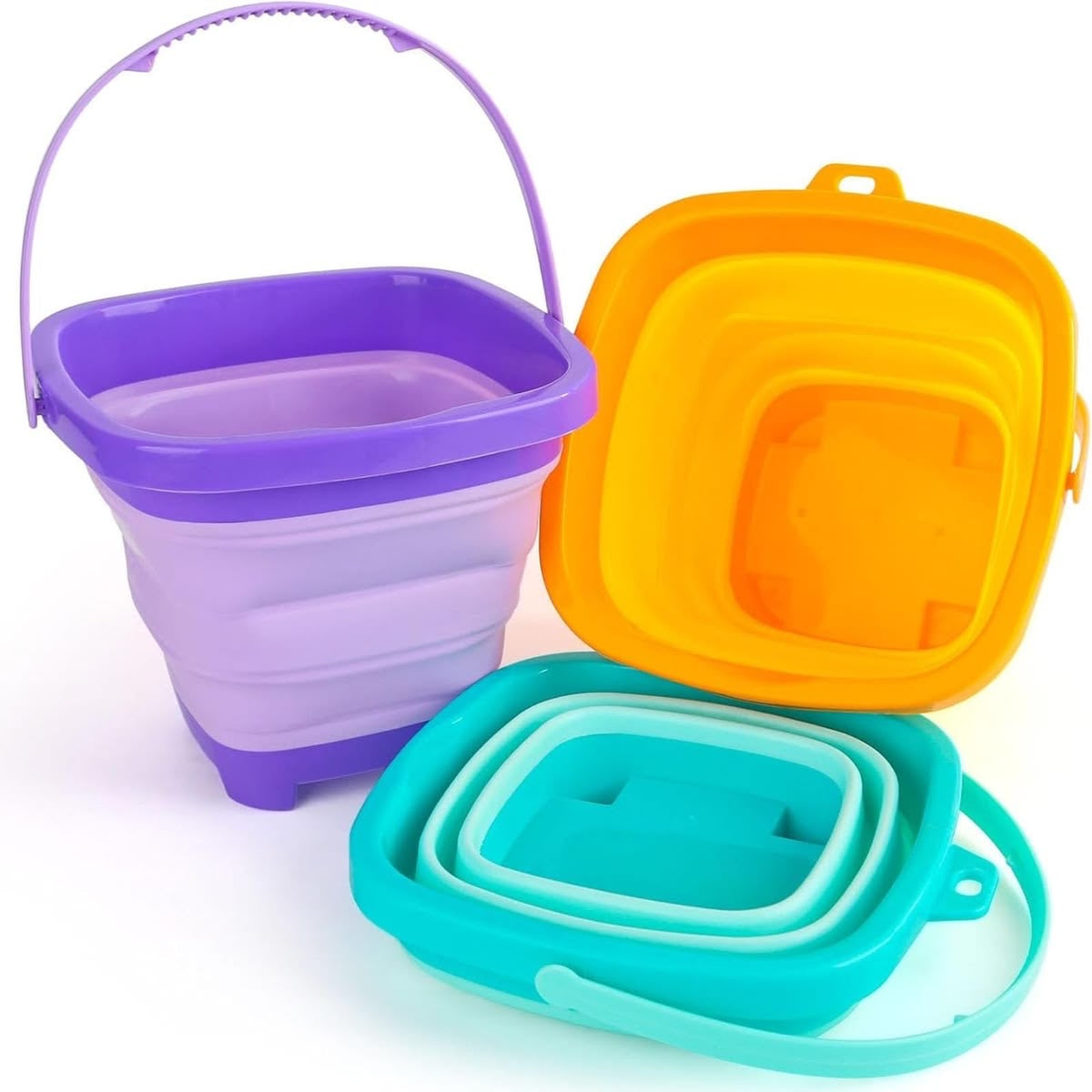 Collapsible Beach Bucket Set